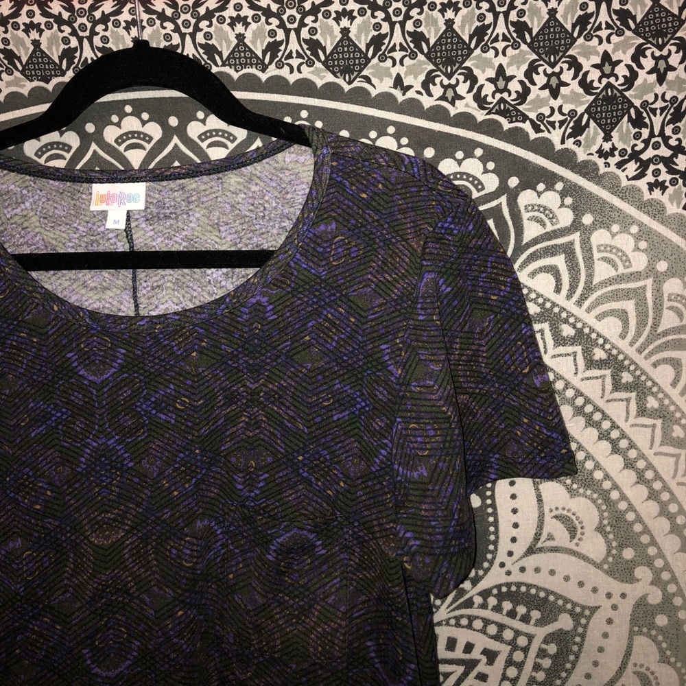 💜LULAROE💜 Carly Dress! (Purple and Green) 💜💚